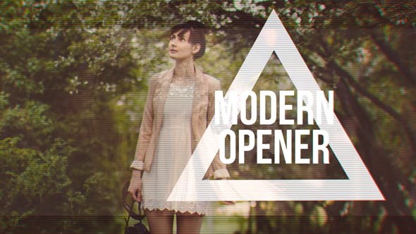 Videohive Modern Fashion Opener Fast Glitch Slideshow 17273819