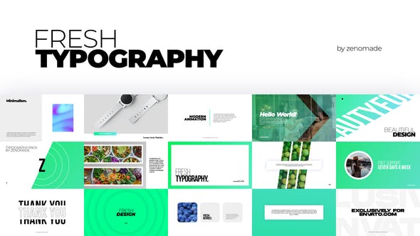 Videohive Fresh Typography 32479250