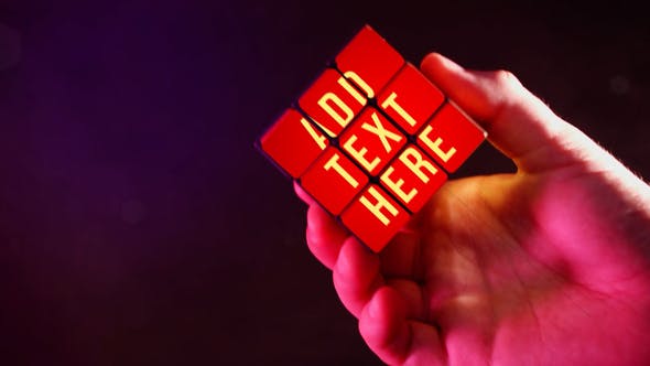 Videohive Rubik's Cube Logo Opener 33097604