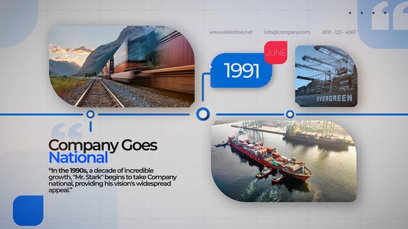 Videohive Business Company Timeline 31887364