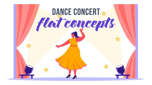 Videohive Dance concert - Flat Concept 33124725