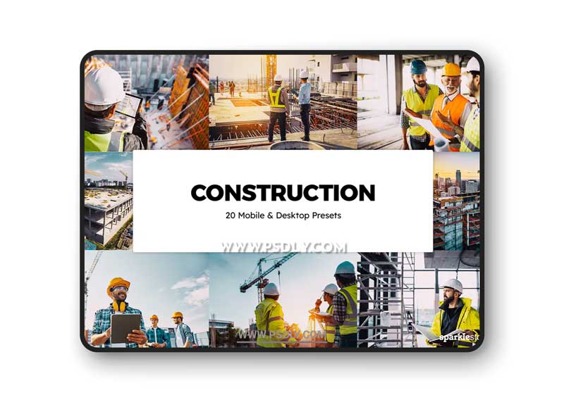 20 Construction Lightroom Presets & LUTs