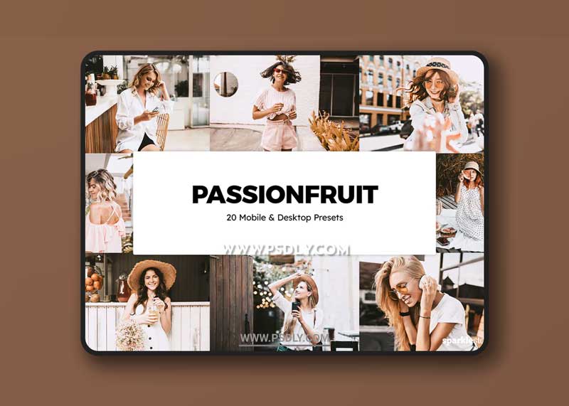 20 Passionfruit Lightroom Presets & LUTs