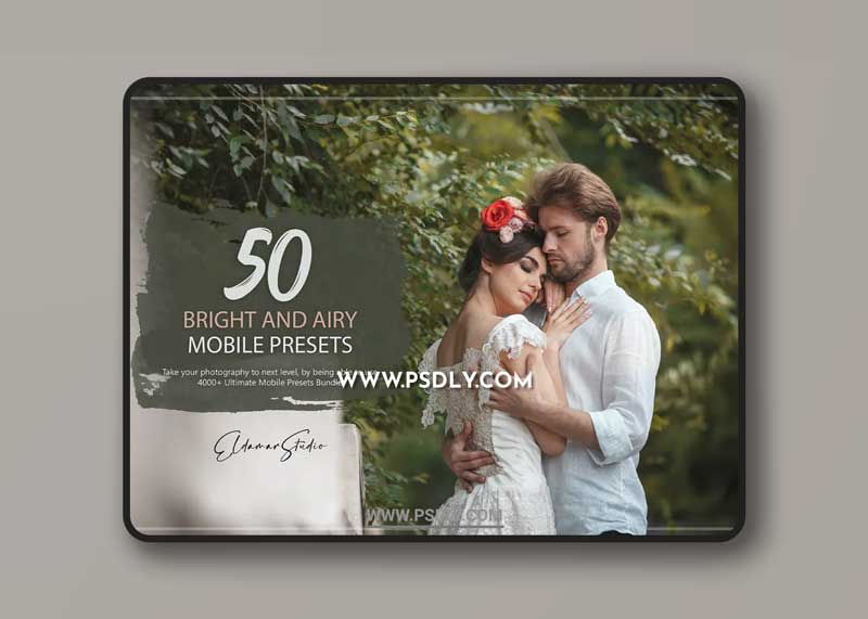 50 Bright and Airy Mobile Presets Pack