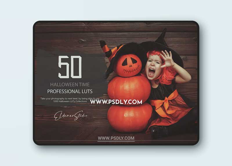 50 Halloween Time LUTs and Presets Pack
