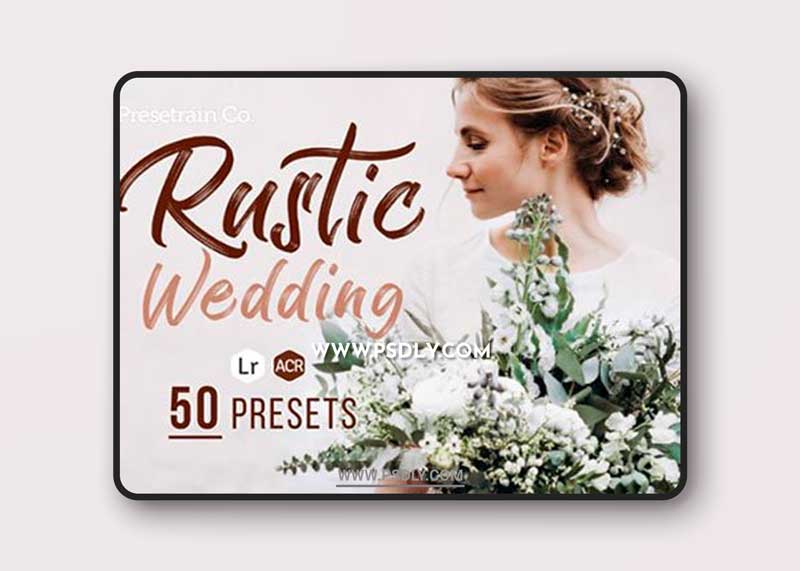 50 Rustic Wedding Presets Bundle 14015542