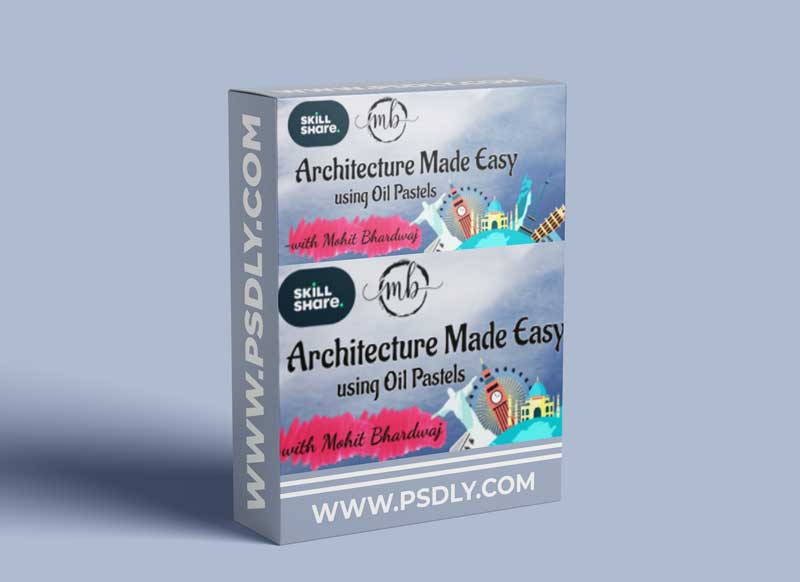 Architecture Made Easy using Oil Pastels