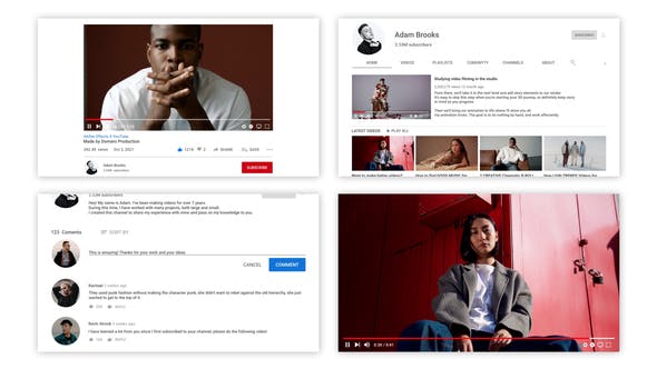 Videohive YouTube Profile 33279277