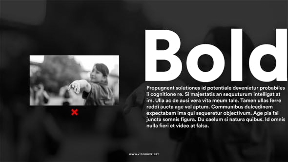 Videohive Black Bold Typography 23525889