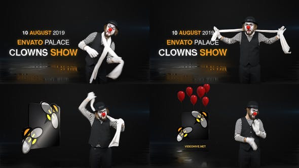 Videohive Clown Logo 4 25079384