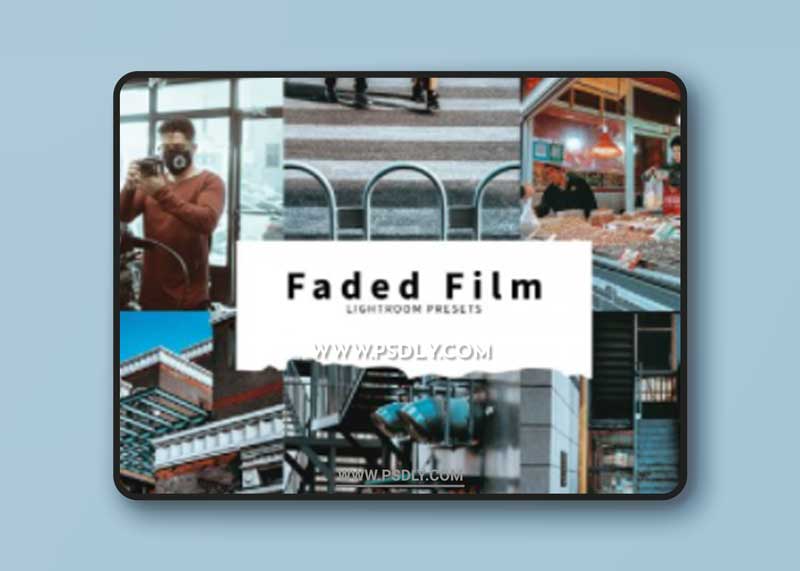 CreativeMarket - 10 Faded Film Lightroom Presets 6076166