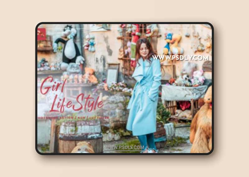 CreativeMarket - 10 Photoshop Action Girl Lifestyle 6000013