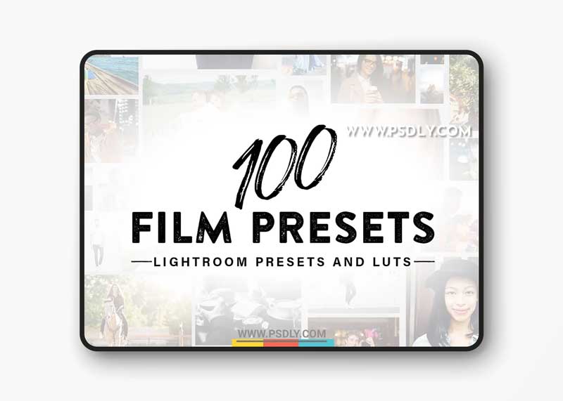 CreativeMarket - 100 Film Lightroom Presets and LUTs 3651097