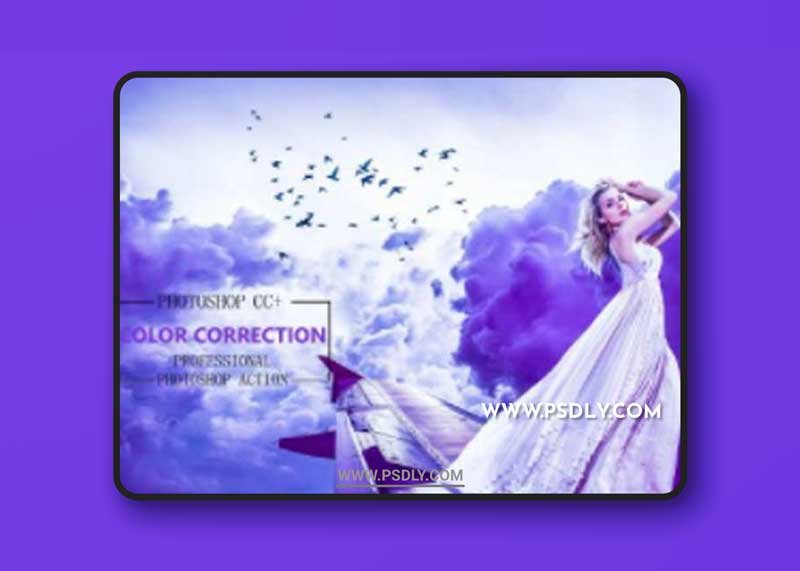 CreativeMarket - Color Correction - PS Action 4257786