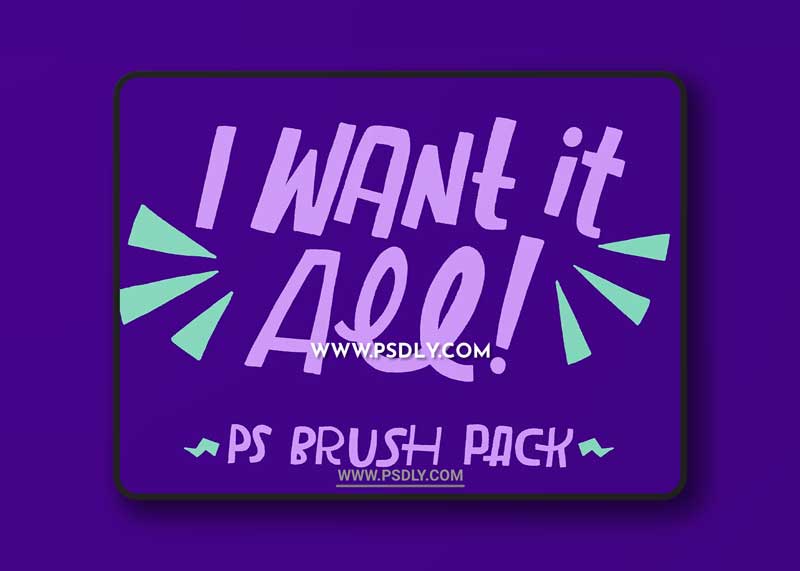 CreativeMarket - I Want It All PS Brush Bundle 2220468
