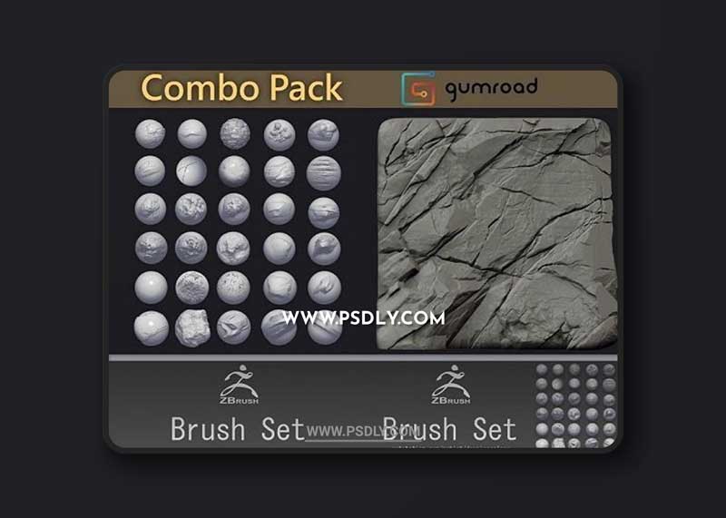Custom Zbrush Brush Combo Pack