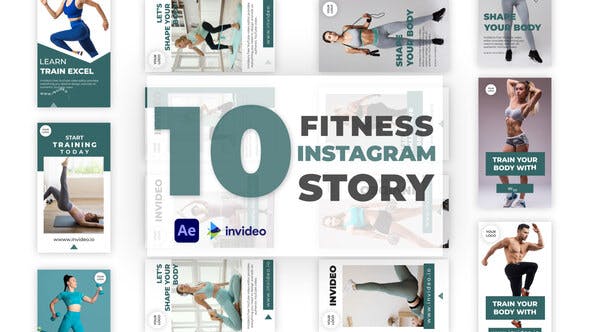 Videohive Fitness Instagram Story Pack 32928826
