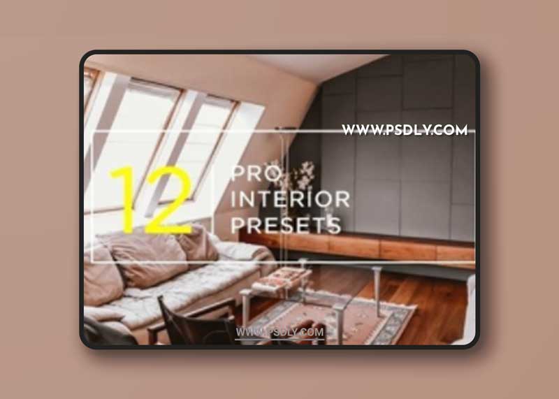 GraphicRiver - 12 Clean Interior Presets 23628842