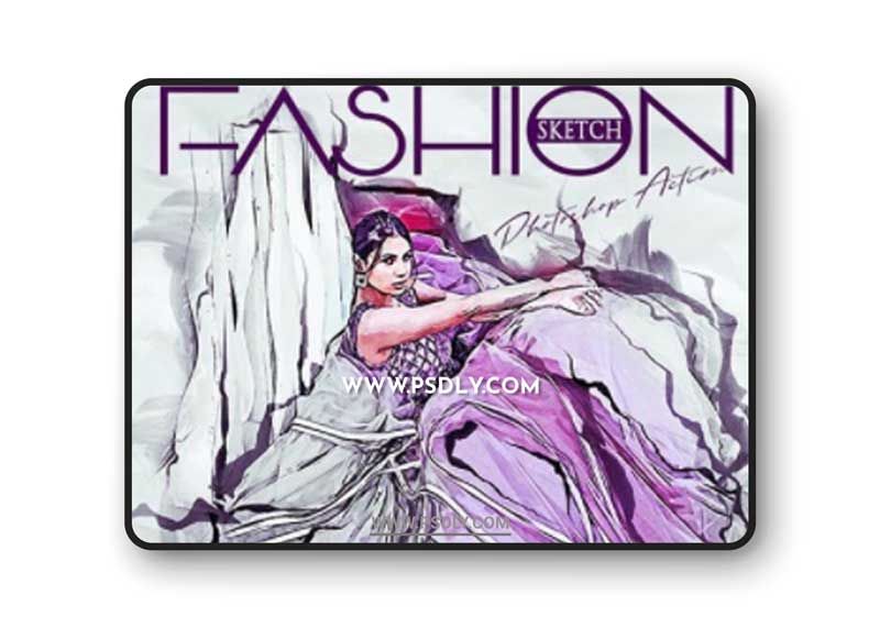 GraphicRiver - Fashion Sketch Photoshop Action 28970768