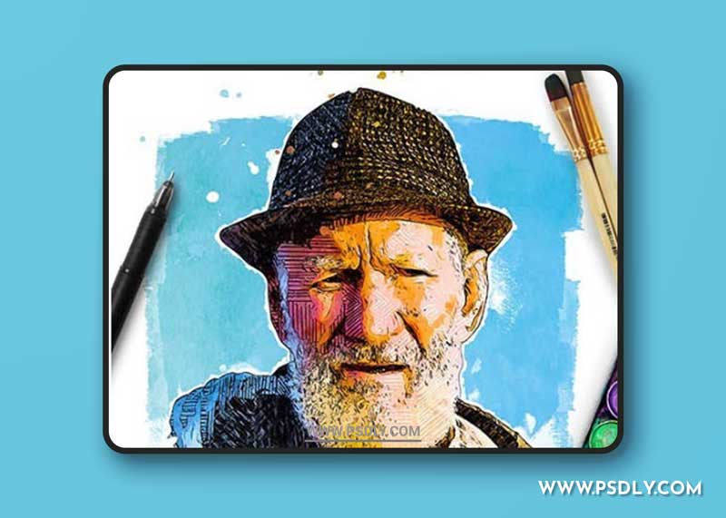 GraphicRiver - Illustration - Sketch Painting Photoshop Action 25490798