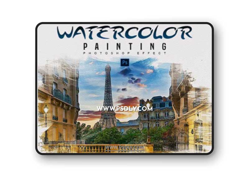 GraphicRiver - Watercolor Painting - Photoshop Effect 28936851