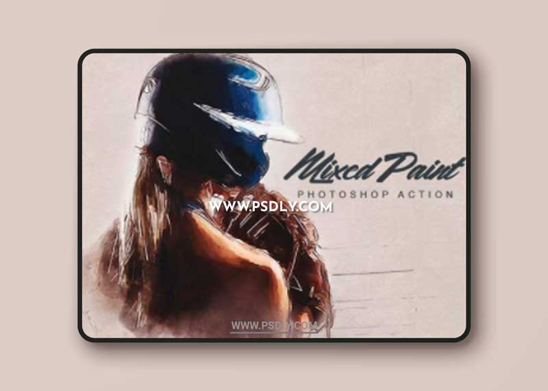 Graphicriver - 22085961 Mixedpaint Photoshop Action