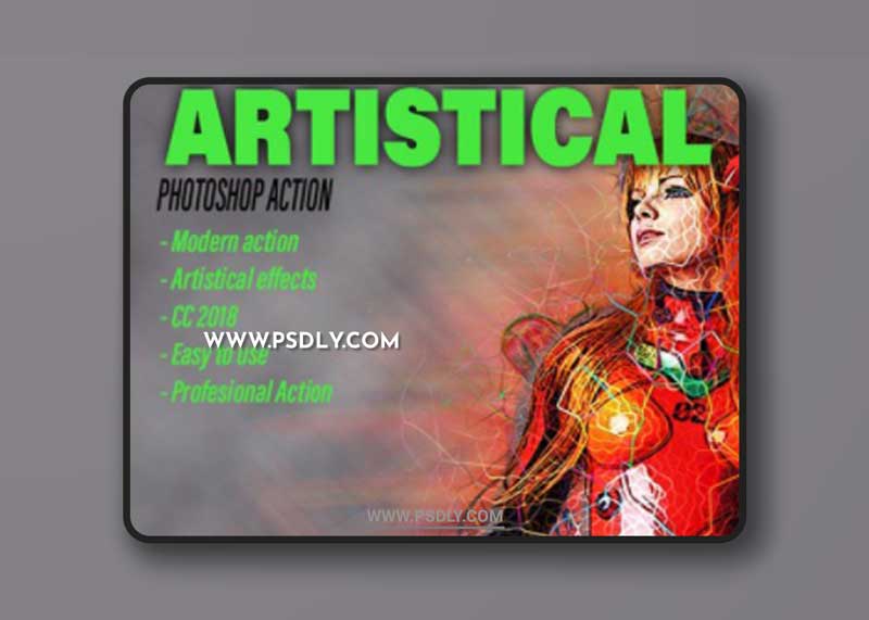 Graphicriver - 22119495 Artistical Photoshop Action