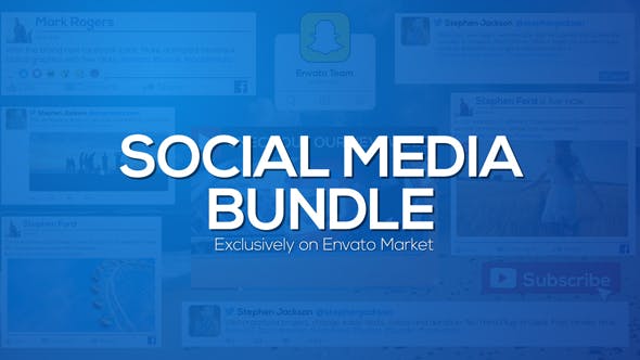 Videohive Social Media Bundle 16974172