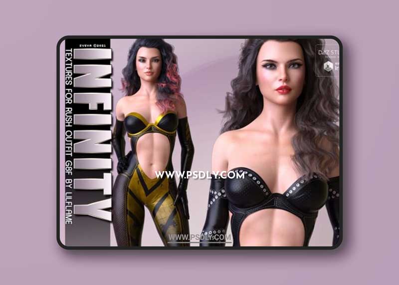 Infinity Textures for Rush Outfit G8F