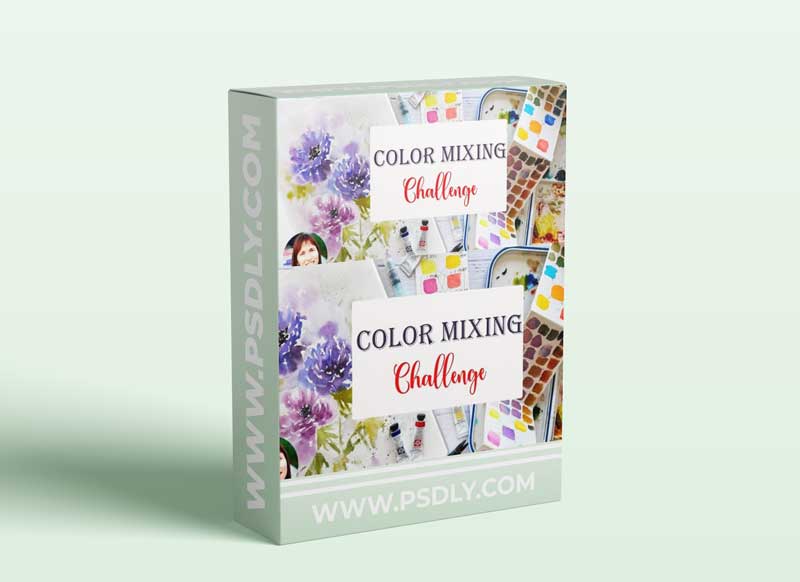Loose Flowers in Watercolors Challenge: master your Color Mixing skills
