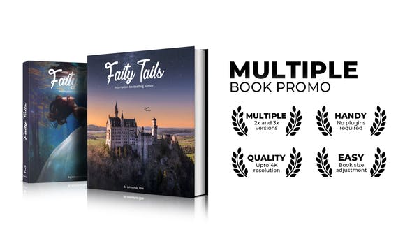 Videohive Multiple Books Promo 32812214
