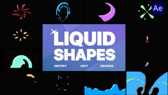 Videohive Liquid Shapes After Effects 32857129