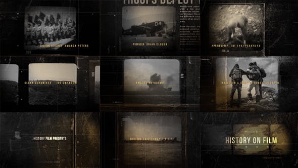 Videohive History On Film 19802992
