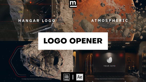 Videohive Hangar Logo Opener 32861674