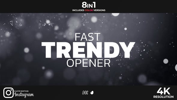 Videohive - Fast Trendy Opener - 32454070