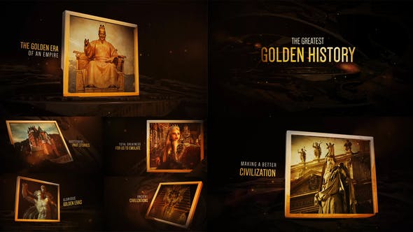 Videohive The Golden History 23719049