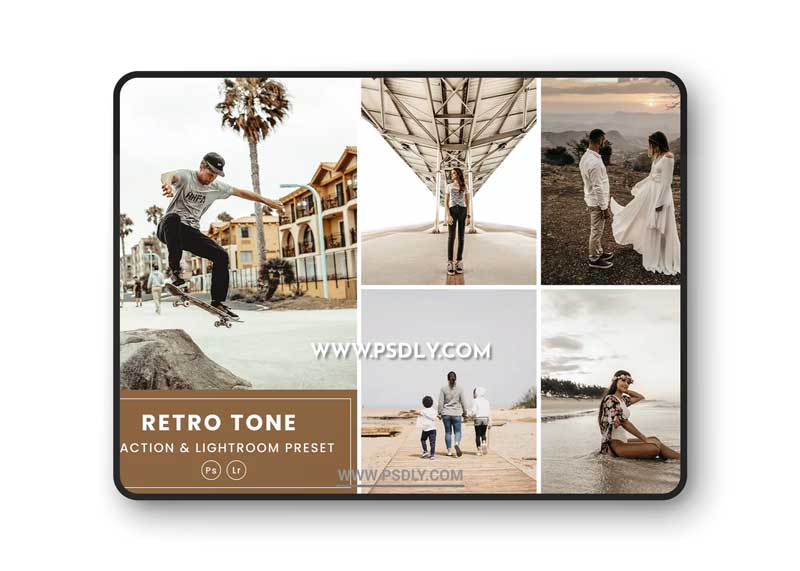Retro Tone Action & Lightrom Presets