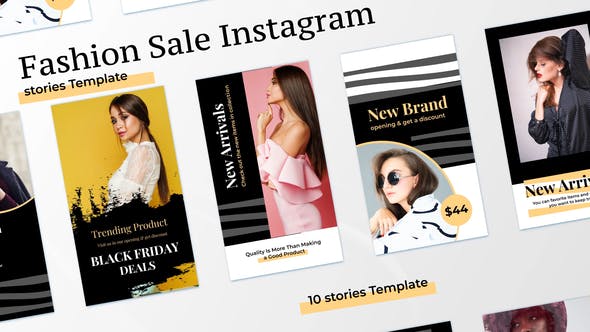 Videohive Fashion Sale Instagram stories Template 33073825