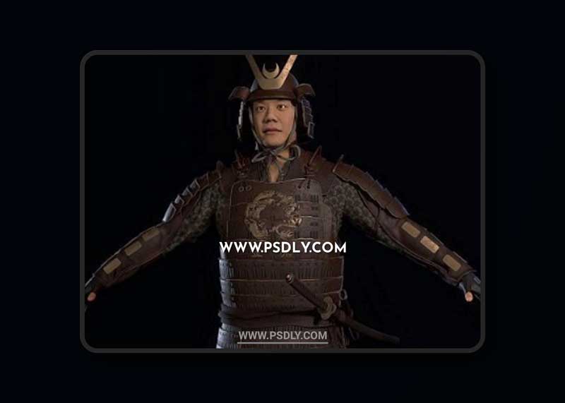 Samurai 3D Model