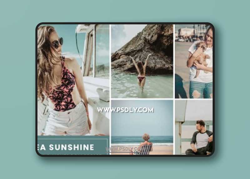 Sea Sunshine Action & Lightrom Presets