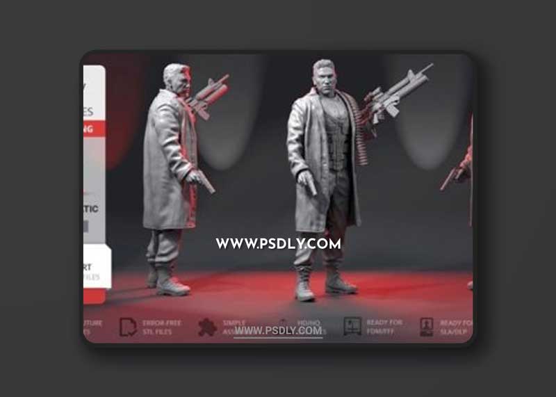 The Punisher Figurine – 3D Print Model