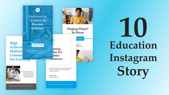 Videohive Education Instagram Stories Template 33074295