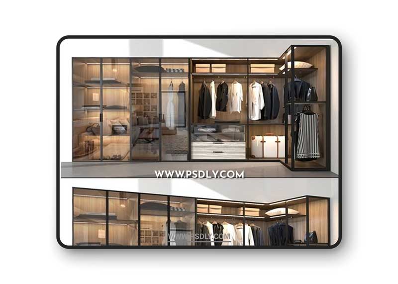 Wardrobe Molteni & C 3d model