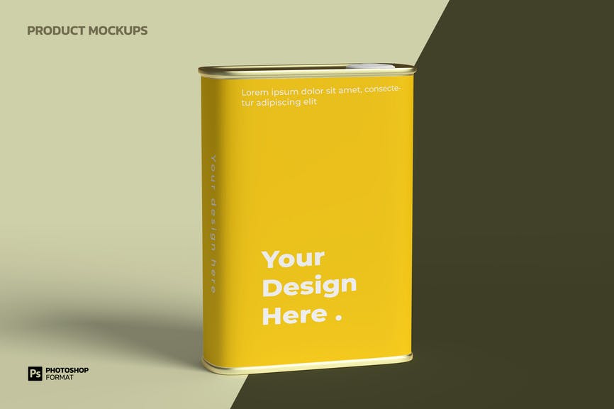 Oil Can - Mockup