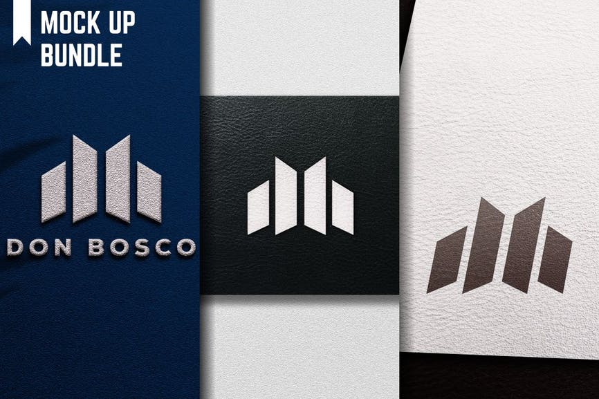 luxury logo mockup bundle