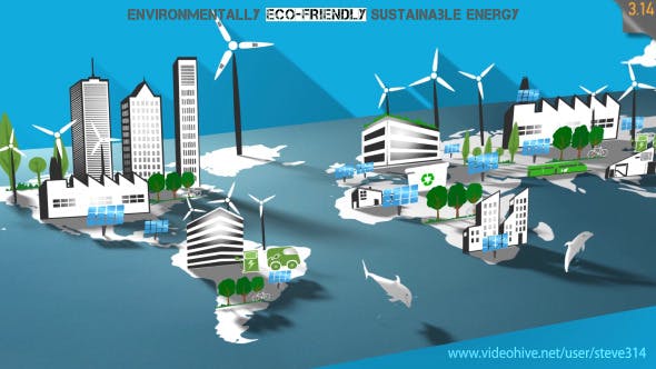 Videohive Environmentally Eco-friendly & Sustainable Energy 8785082