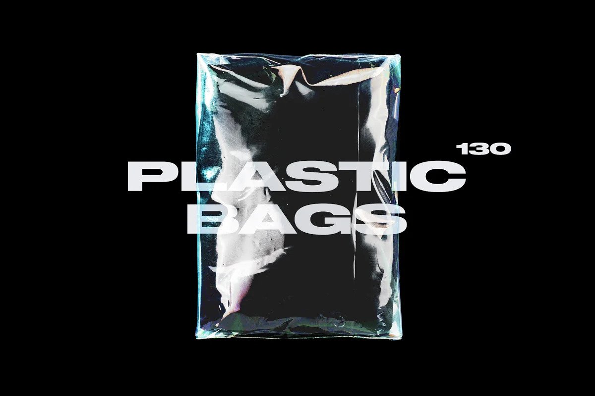 CreativeMarket Plastic Bags Texture Branding Bundle 5753364