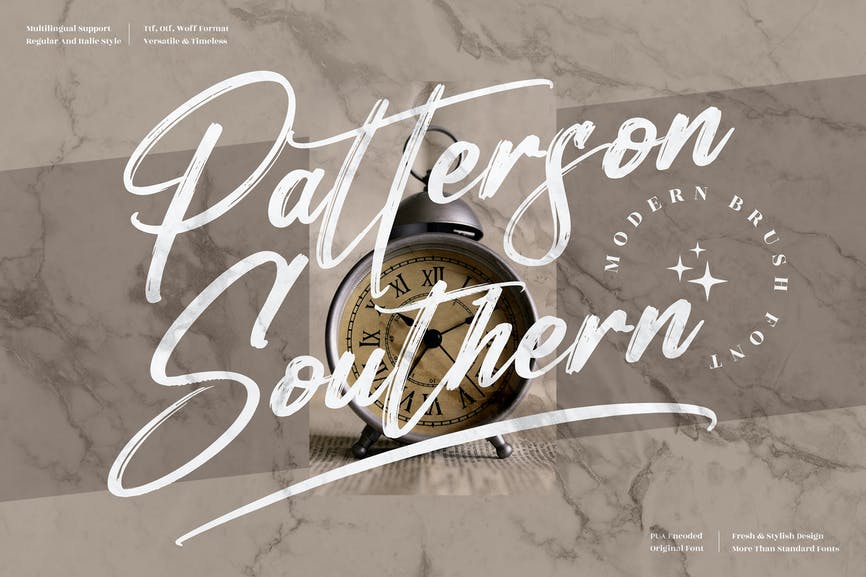 Patterson Southern - Modern Brush Font [2-Weights]