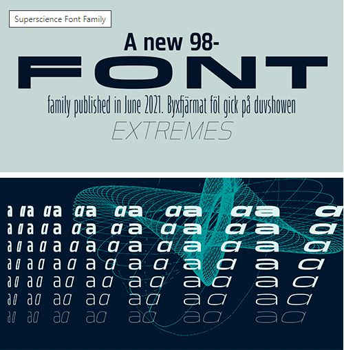 Superscience Font Family