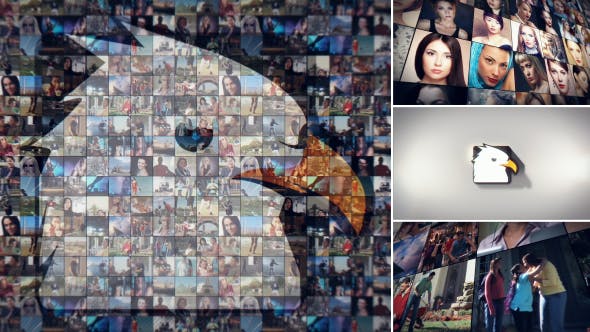 Videohive Simple Mosaic Logo 20287586